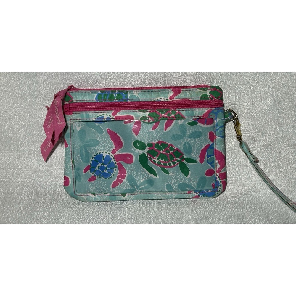 Simply Southern Phone‎ Wristlet Sea Turtles Turquoise Pink
